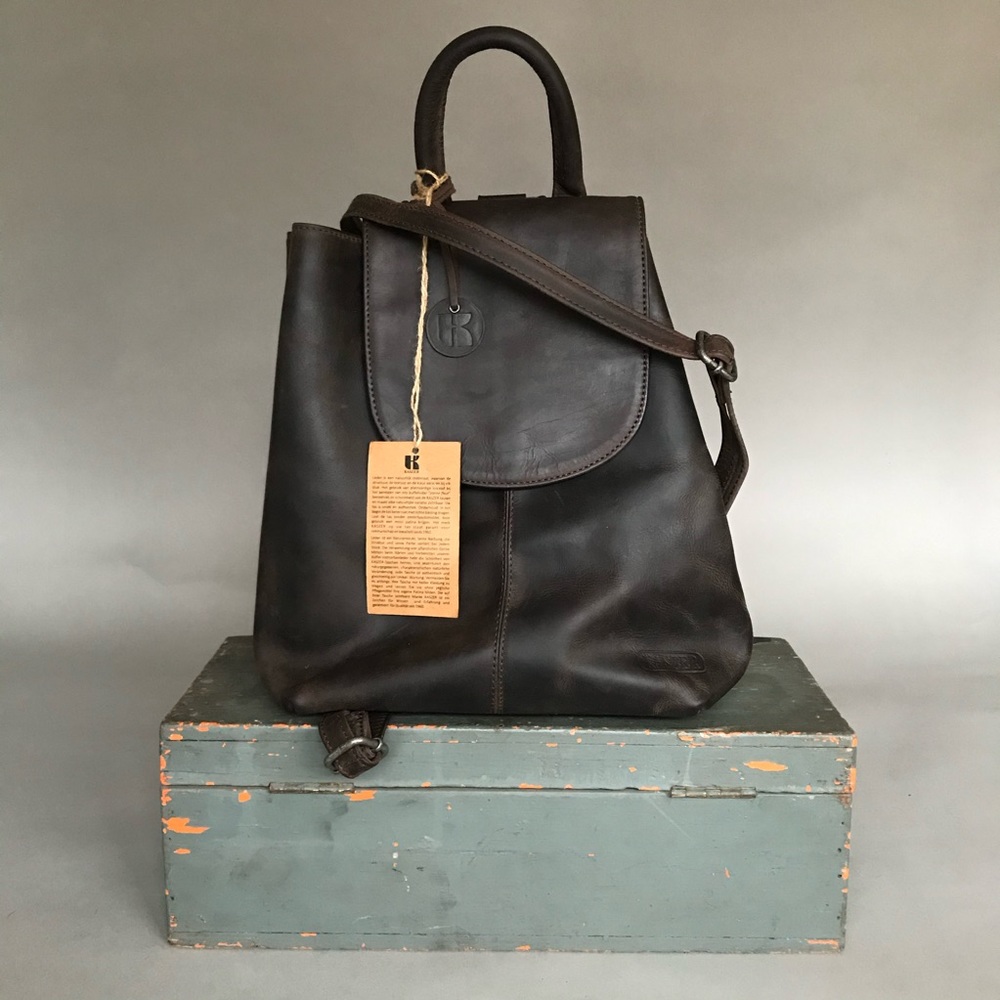 KASZER Buffalo Leather Backpack #20081 C6